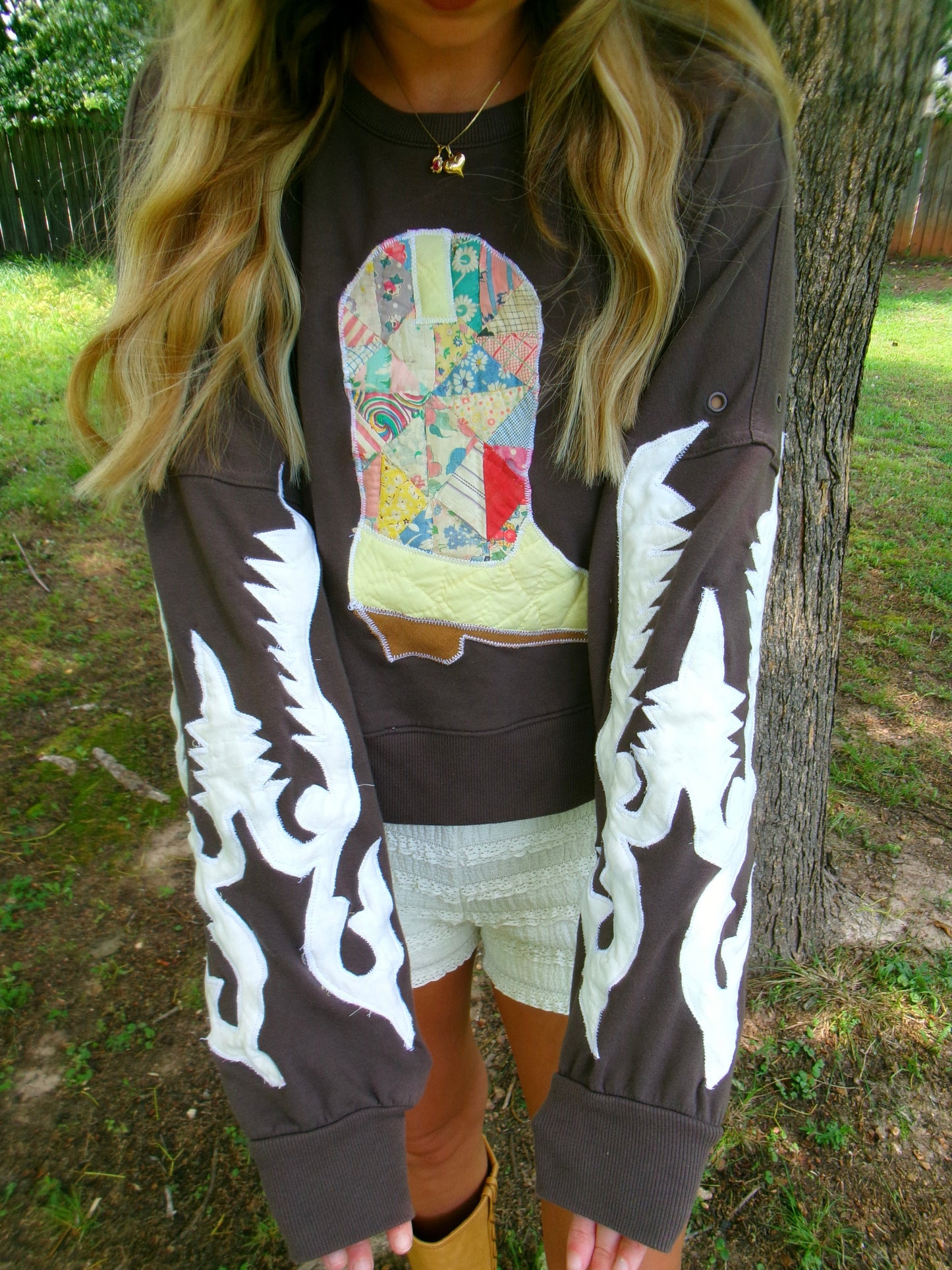 Cowboy Boot Sweatshirt