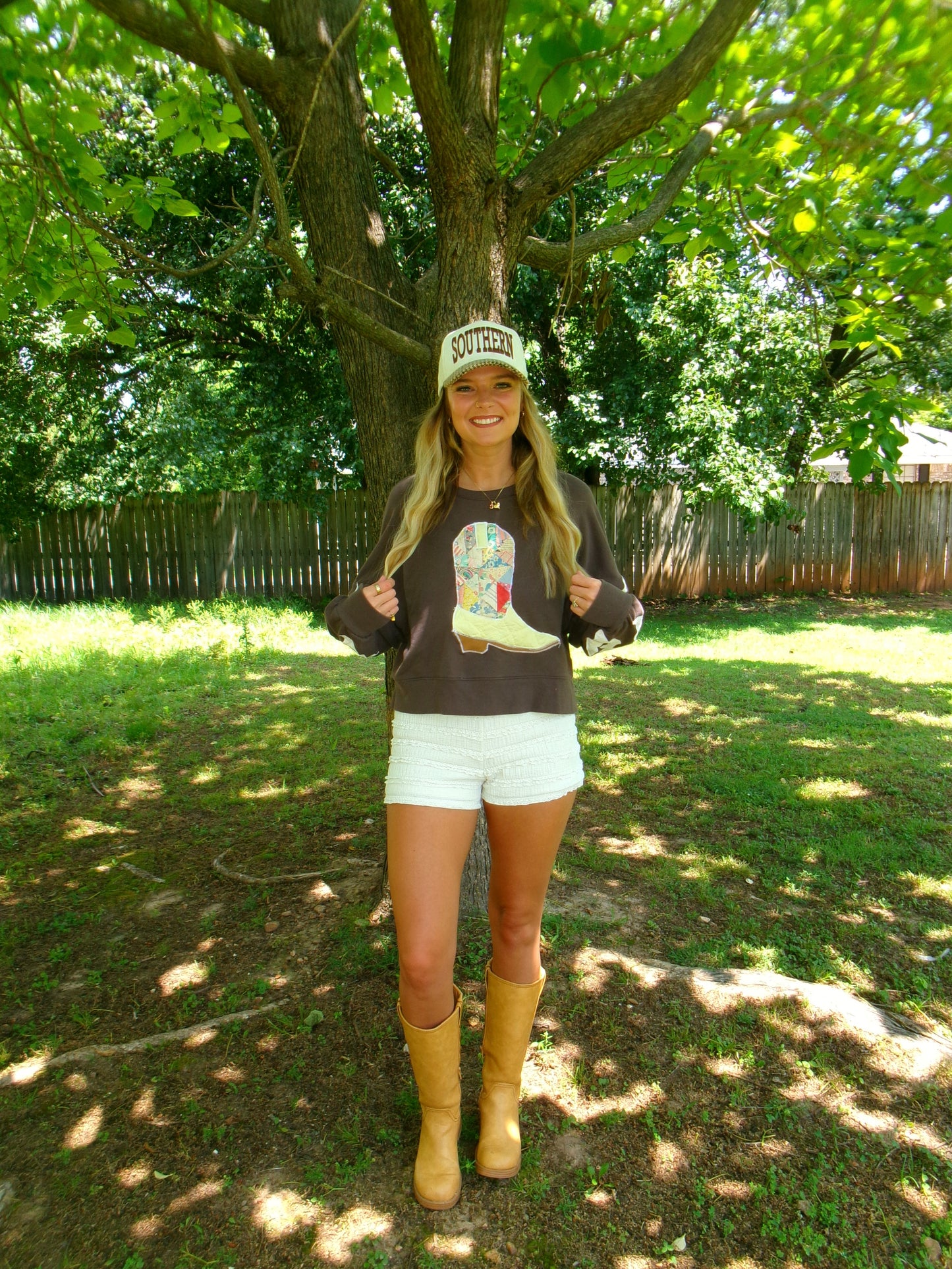 Cowboy Boot Sweatshirt