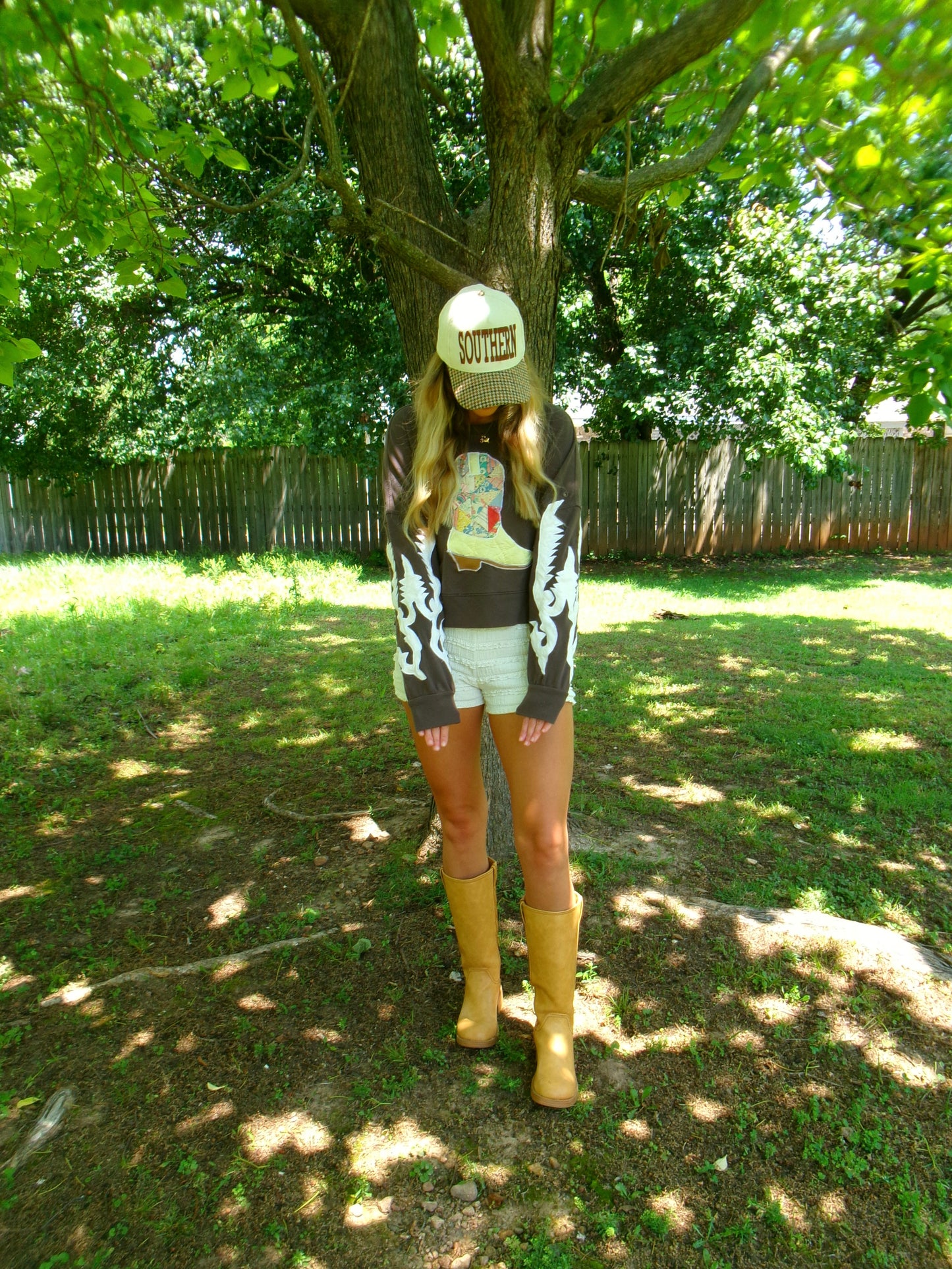 Cowboy Boot Sweatshirt