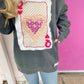 Queen of Hearts Red Sweatshirt