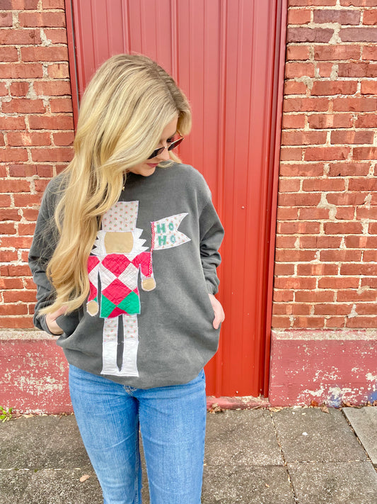 Red & Green Nutcracker Sweatshirt